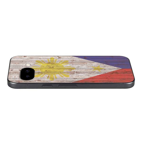 Philippines Flag Dark Wood Google Pixel 9a Skin